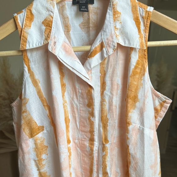 Ann Taylor Sleeveless Multicolor Top - Picture 4 of 6